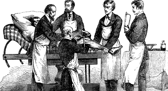 ¿Quién fue pionero del uso de bata quirúrgica?