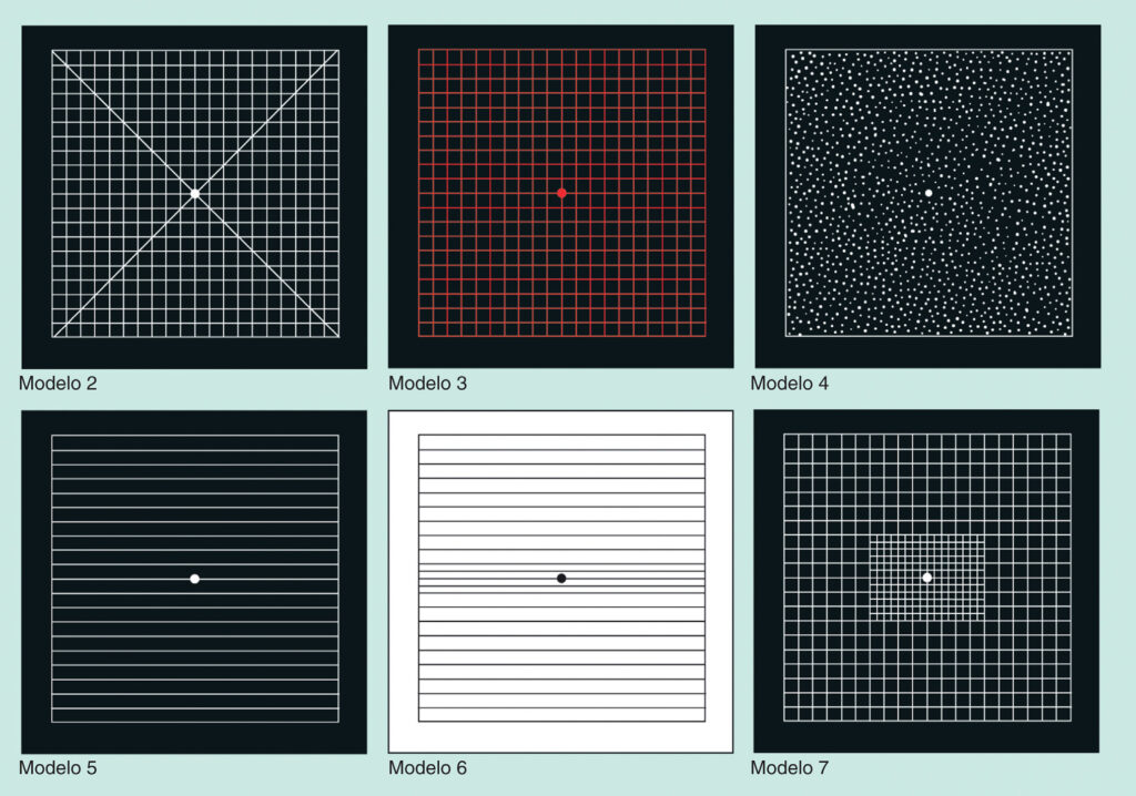 Modelos de rejilla de Amsler