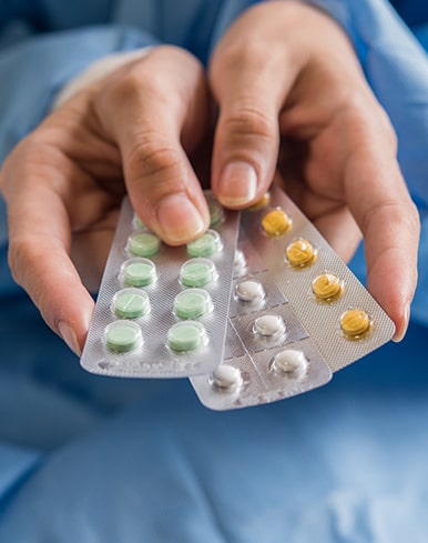 Tratamiento de estrógeno combinados con progestágeno