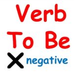 Formas negativas de “to be” (ser o estar)