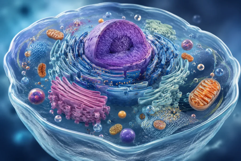 Estructuras membranosas de las células