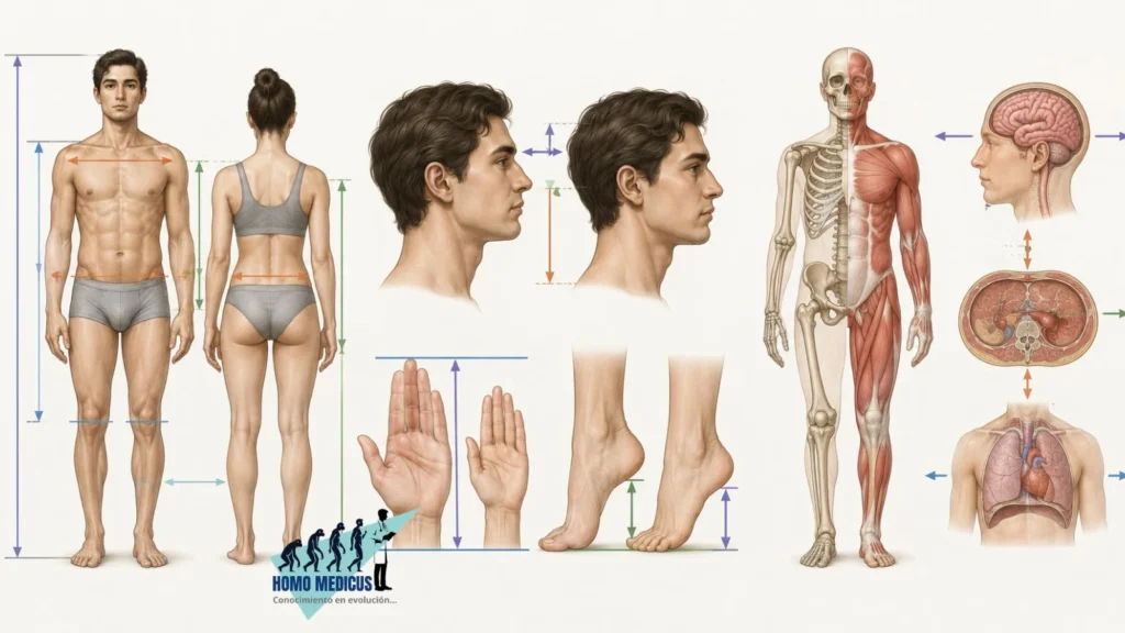 Términos anatómicos de relación y comparación