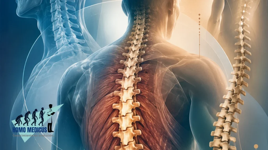 Anatomía de superficie de la columna vertebral