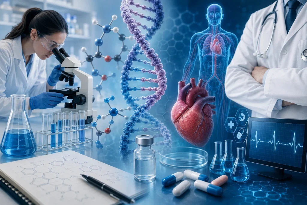 La relación cooperativa entre la bioquímica y la medicina
