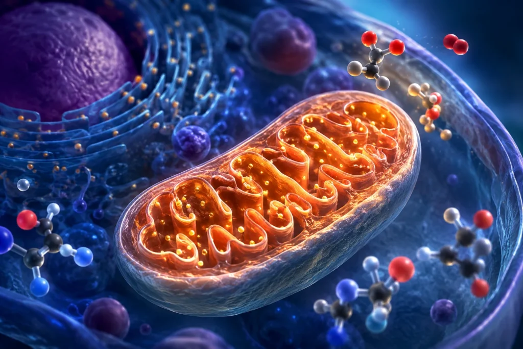 Formación de ATP en la mitocondria