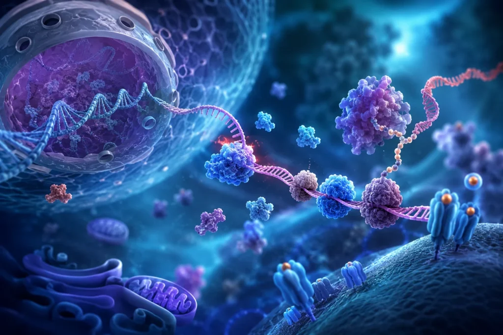Control de la función génica y actividad bioquímica de las células